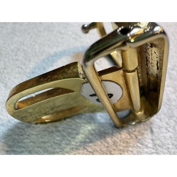 Vintage Christian Dior Gold Belt Buckle Made in Italy main image 13